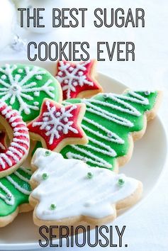 The BEST Holiday Sugar Cookies :: Seriously