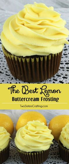 The Best Lemon Buttercream Frosting