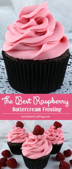 The Best Raspberry Buttercream Frosting