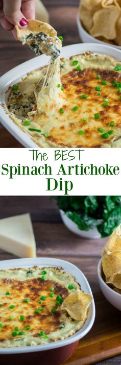 The Best Spinach Artichoke Dip