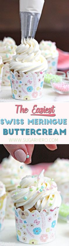 The EASIEST Swiss Meringue Buttercream