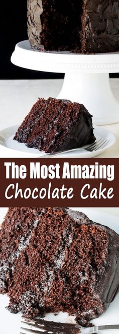 The Most Amazing Chocolate Cake