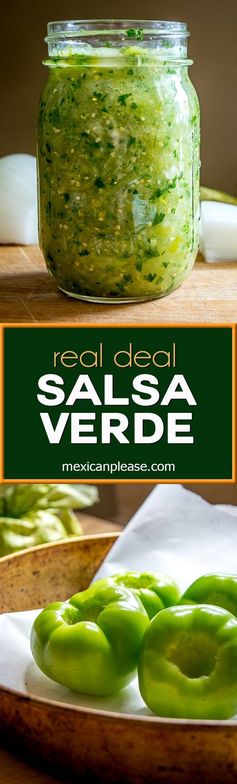 Tomatillo-Serrano Sauce (Salsa Verde Step-by-Step