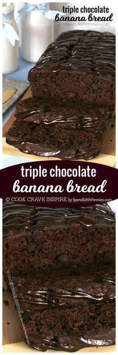 Triple Chocolate Banana Bread