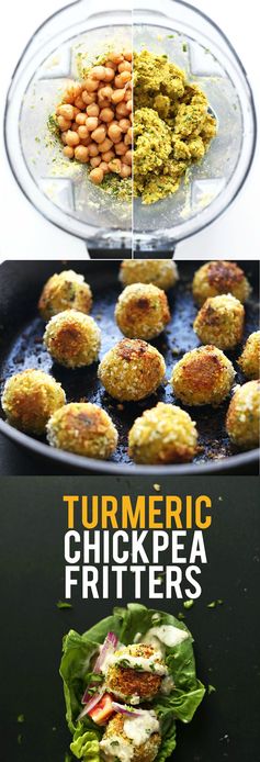 Turmeric Chickpea Fritters