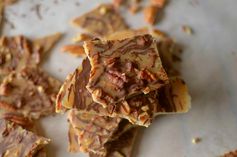 Turtle Pecan Candy Bark (Paleo + Vegan