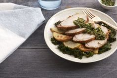 Tuscan-Style Roasted Pork with Kale & Salsa Verde