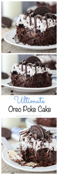 Ultimate Oreo Poke Cake