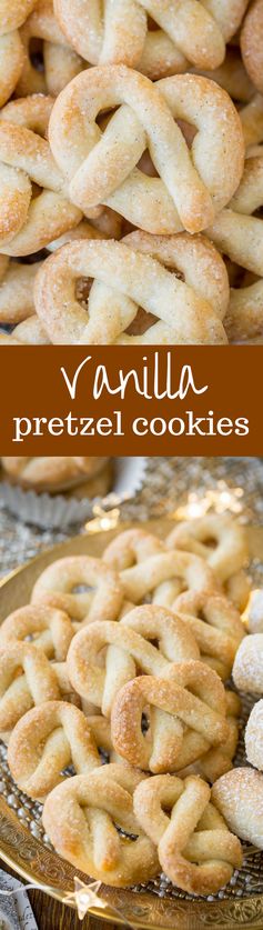 Vanilla Pretzel Cookies