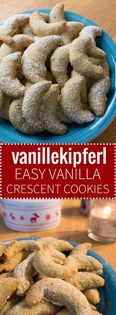 Vanillekipferl (German Vanilla Crescent Cookies