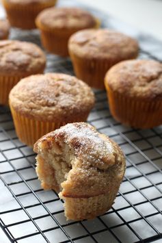 (Vegan Cinnamon Sugar Doughnut Muffins