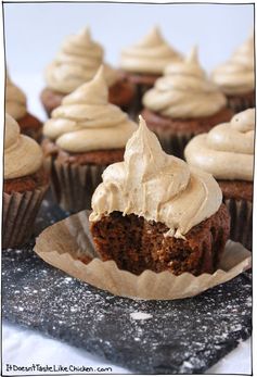 Vegan Gingerbread Cupcakes