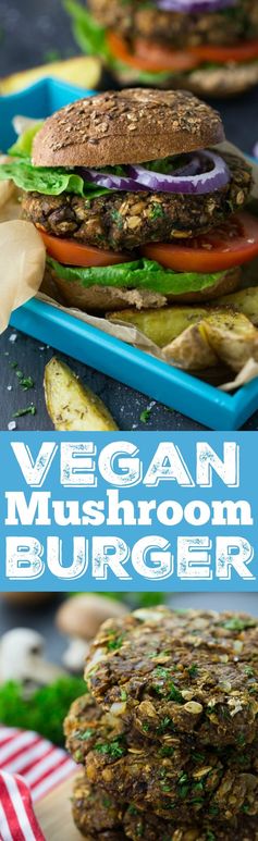 Vegan Mushroom Burger