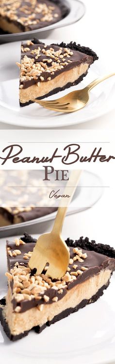 Vegan Oreo Peanut Butter Pie