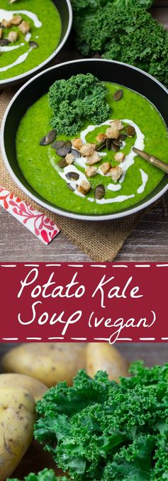 Vegan Potato Kale Soup