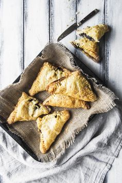 Vegan Sage Mushroom Turnovers With Almond White Wine Cream