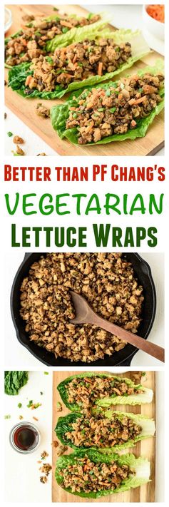 Vegetarian Lettuce Wraps