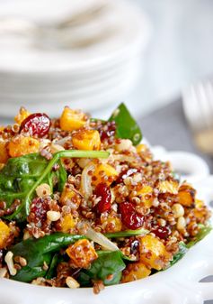 Warm Roasted Butternut Squash and Quinoa Salad