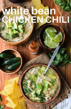 White Bean Chicken Chili Soup (Instant Pot