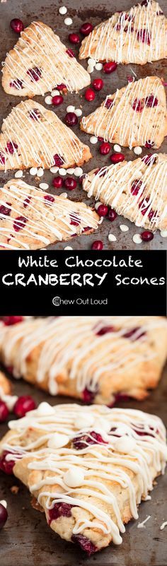 White Chocolate Cranberry Scones