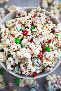 White Chocolate Reindeer Popcorn