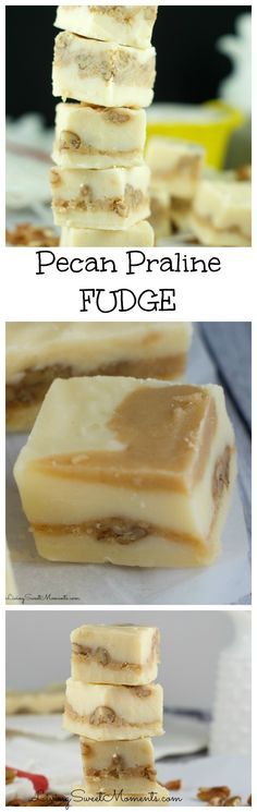 White Pecan Praline Fudge