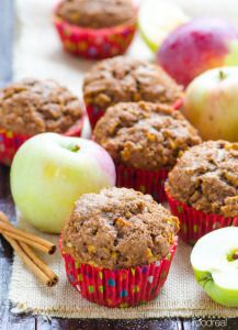 Whole Wheat Apple Spice Muffins