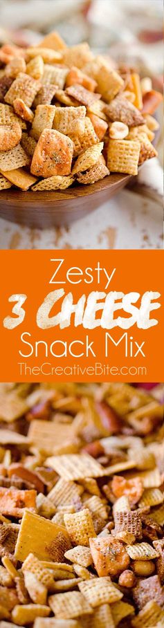 Zesty 3 Cheese Snack Mix