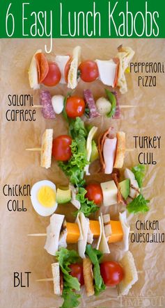 6 Easy Lunch Kabobs for Back to School