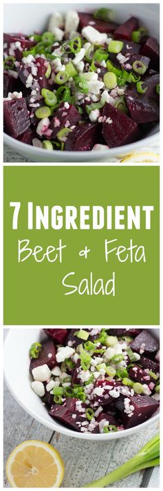 7 Ingredient Roasted Beets with Feta Salad