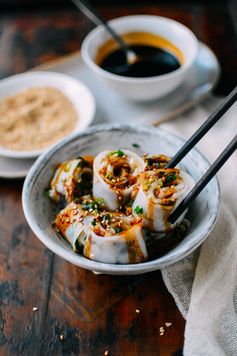 A Cheung Fun Recipe (Homemade Rice Noodles, Two Ways