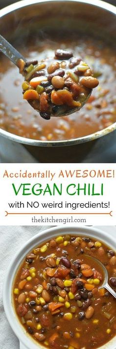 Accidentally AWESOME Vegan Chili with NO Weird Ingredients