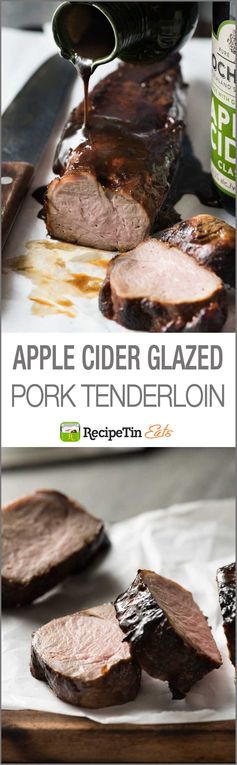 Apple Cider Glazed Pork Tenderloin