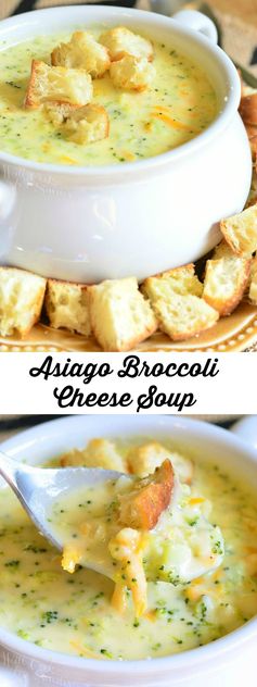 Asiago Broccoli Cheese Soup