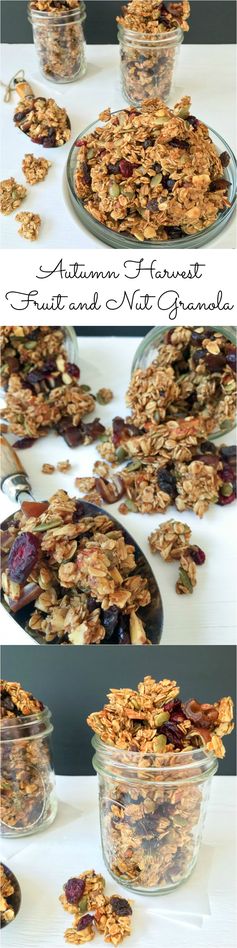 Autumn Harvest Fruit and Nut Granola