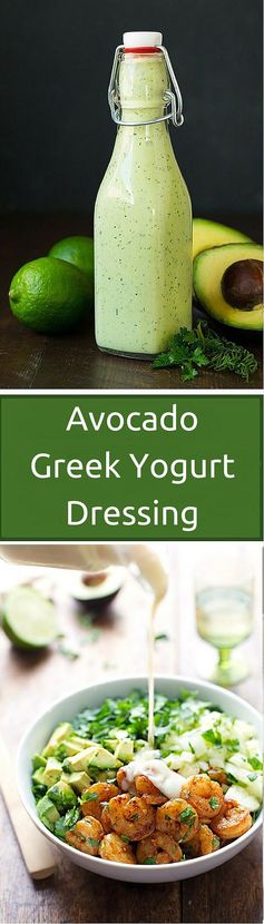 Avocado Greek Yogurt Ranch Dressing