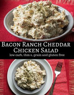 Bacon Ranch Cheddar Chicken Salad – Low Carb