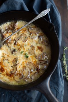 Baked Mushrooms and Fontina Dip