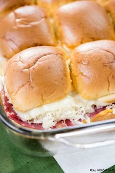 Baked Reuben Sliders