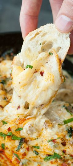 Baked Seafood Dip with Crab, Shrimp, and Veggies