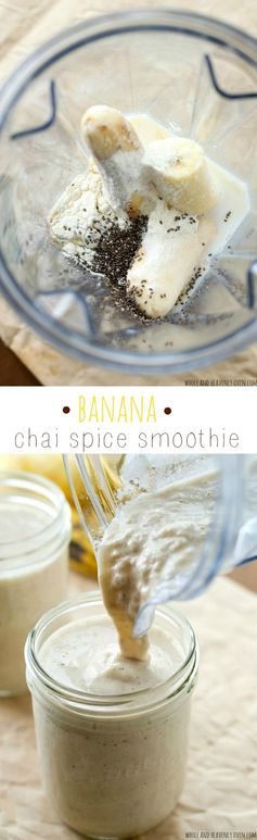 Banana Chai Spice Smoothie