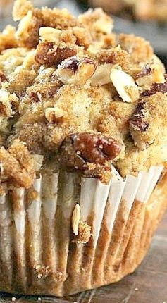 Banana Pecan Crunch Muffins