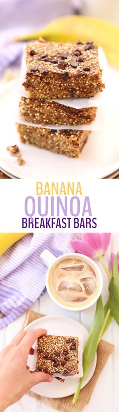 Banana Quinoa Breakfast Bars