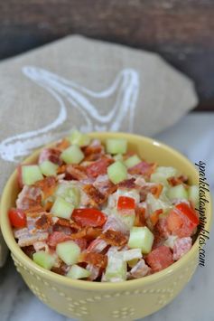 BCT Bacon Cucumber Tomato Salad