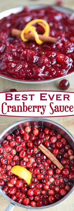Best Ever Cranberry Sauce