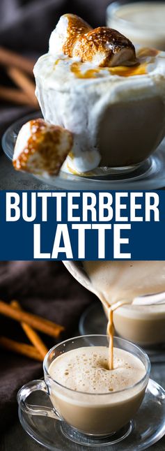 Best Marshmallow Butterbeer Latte for Harry Potter fans