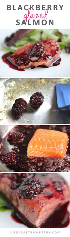 Blackberry Glazed Salmon