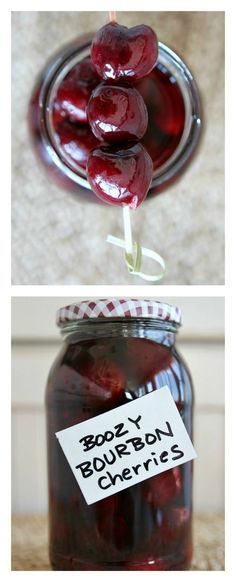 Boozy Bourbon Cherries