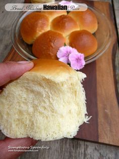 Bread Machine Hawaiian Rolls