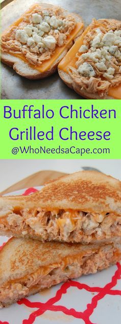 Buffalo Chicken Grilled Cheese